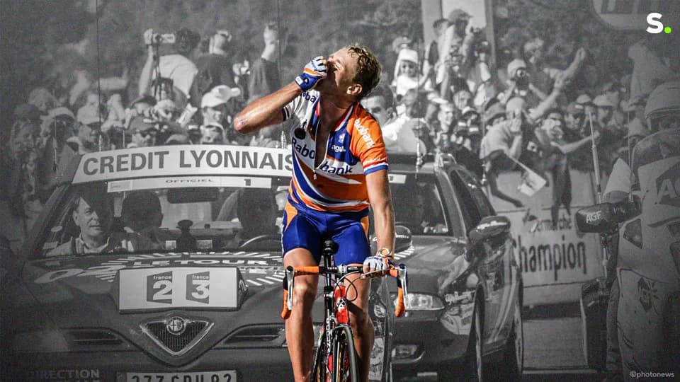 Michael Boogerd in Rabobank trui, Tour de France